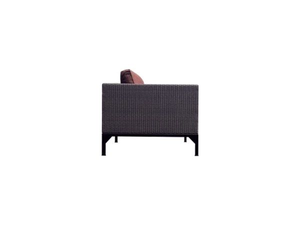 Outdoor-Sofa-1-Seater,stylish and comfortable piece of furniture, sofa is perfect for outdoor living spaces like patios, gardens, or poolside areas.Crafted from weather-resistant materials like wicker, aluminum, or teak wood
