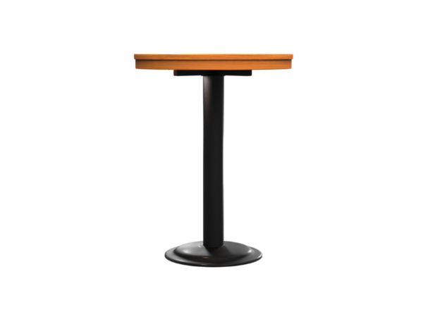 Round-Dining-Table-for-Restaurant.Round-Dining-Table-for-Restaurant is made of solid Teak wood with a mild steel epoxy coated base and easy to move.