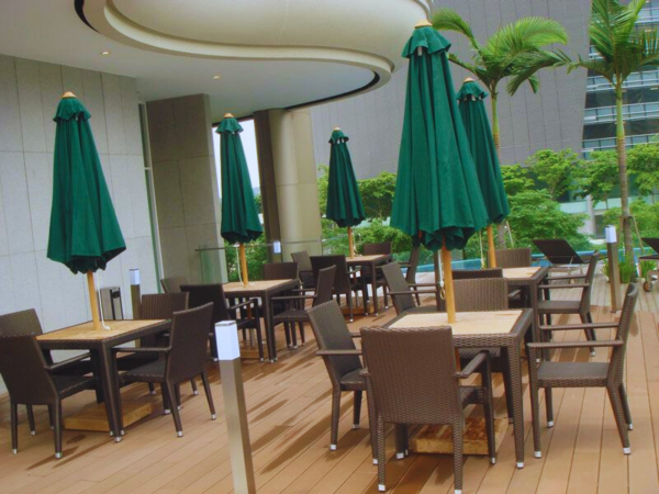 outdoor dining furniture, outdoor chair, outdoor table , outdoor umbrella