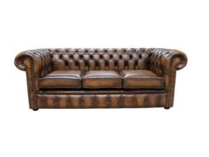 Hudson-Chesterfield-3-Seater-Sofa , 3 Seater Royal Chesterfield Sofa using premium quality PU leather Suitable for Office and house.