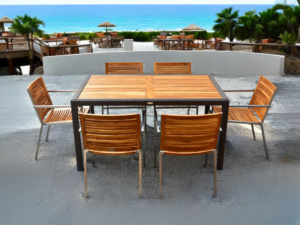 Outdoor-Dining-Table, Teak-Wood-Dining-Table