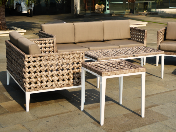 Barcelona Coffee Table, is a masterful fusion of contemporary design and practicality that transcends the ordinary.