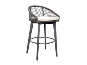 Madison Bar Chair, a pinnacle of modern outdoor design that seamlessly combines sophistication, comfort, and durability.